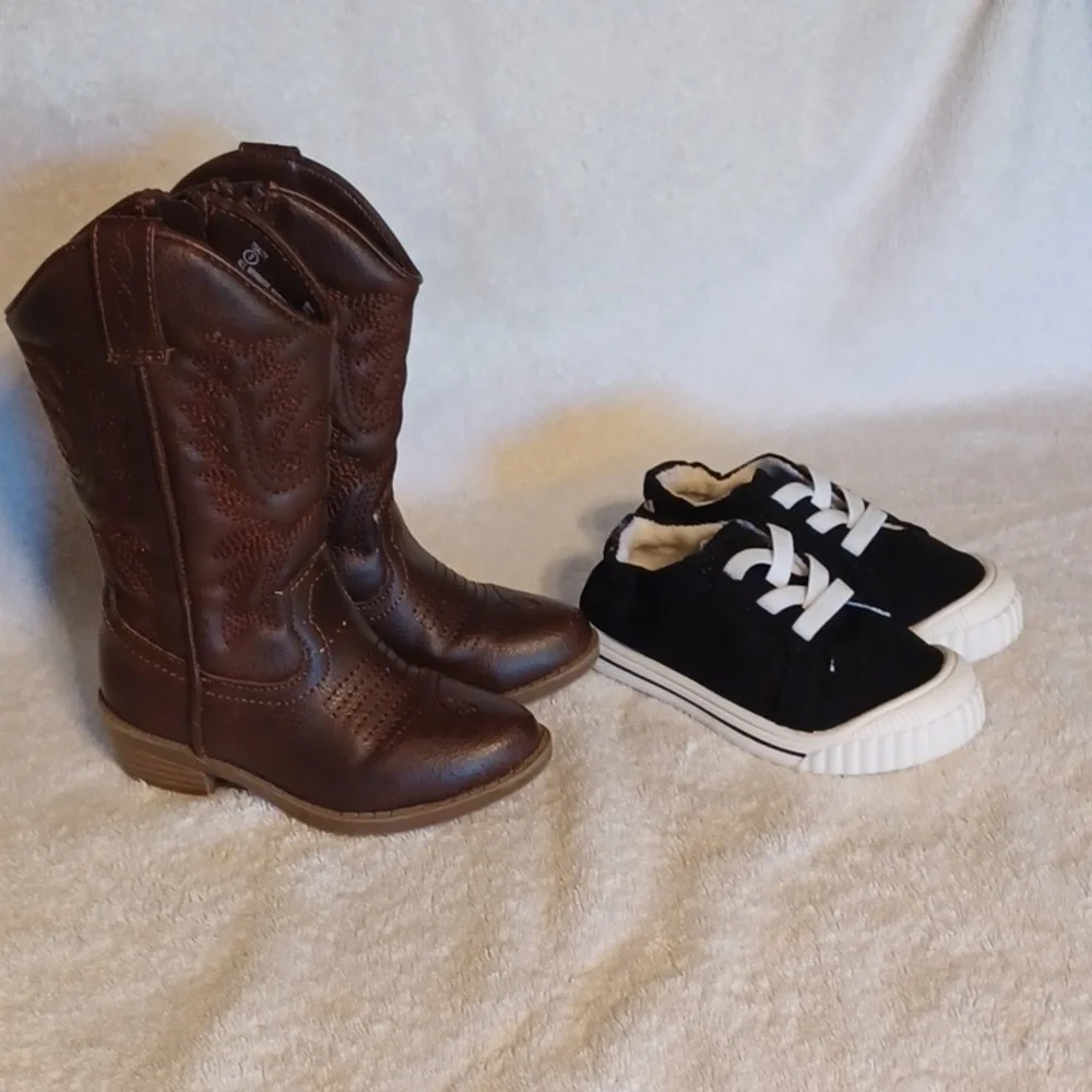 Steve Madden boots and wonder nation sneakers girls size 7